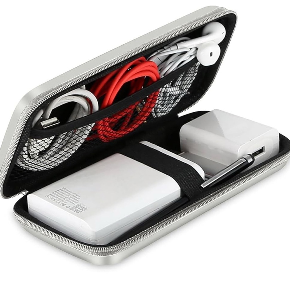 Source Unknown Silver Electronics Case